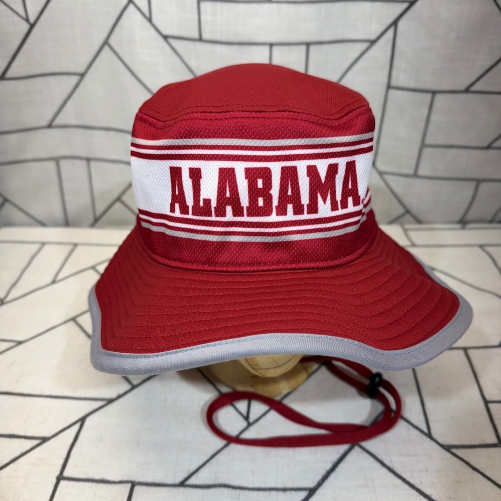 Zephyr Alabama Crimson Tide Bucket Hat L/XL Red Boonie Sun Hat NWT